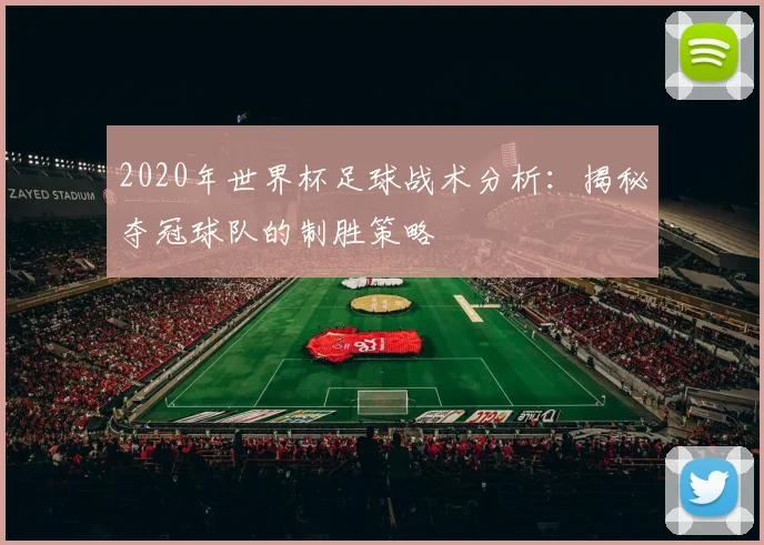 2020年世界杯足球战术分析：揭秘夺冠球队的制胜策略